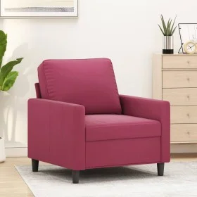 Roter Samtsessel 60 cm von , Sofas - Ref: Foro24-359183, Preis: 138,04 €, Rabatt: %