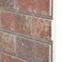 Panel de pared 3D diseño ladrillo 10 uds EPS marrón oscuro gris