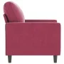 Red velvet armchair 60 cm by , Sofas - Ref: Foro24-359183, Price: 138,06 €, Discount: %