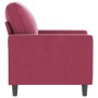 Roter Samtsessel 60 cm von , Sofas - Ref: Foro24-359183, Preis: 140,15 €, Rabatt: %