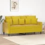Sofá de 2 plazas terciopelo amarillo 140 cm de , Sofás - Ref: Foro24-359309, Precio: 204,13 €, Descuento: %
