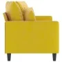 2-seater yellow velvet sofa 140 cm by , Sofas - Ref: Foro24-359309, Price: 199,38 €, Discount: %