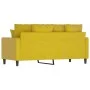 2-seater yellow velvet sofa 140 cm by , Sofas - Ref: Foro24-359309, Price: 199,38 €, Discount: %