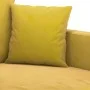 2-seater yellow velvet sofa 140 cm by , Sofas - Ref: Foro24-359309, Price: 199,38 €, Discount: %