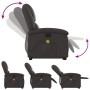 Dark Brown Genuine Leather Liftable Massage Recliner by , Armchairs - Ref: Foro24-3204267, Price: 413,64 €, Discount: %