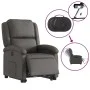 Gray Genuine Leather Electric Liftable Recliner Chair by , Armchairs - Ref: Foro24-3204273, Price: 432,61 €, Discount: %