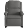 Grauer elektrisch anhebbarer Lehnstuhl aus echtem Leder von , Sessel - Ref: Foro24-3204273, Preis: 411,90 €, Rabatt: %
