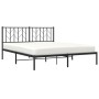 Bettgestell mit schwarzem Metallkopfteil 160x200 cm von , Betten und Lattenroste - Ref: Foro24-374440, Preis: 131,68 €, Rabat...