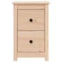Nachttische 2 Stück aus massivem Kiefernholz 40x35x61,5 cm von vidaXL, Nachttische - Ref: Foro24-820947, Preis: 92,92 €, Raba...