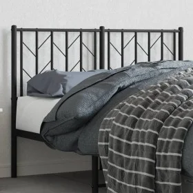Kopfteil aus schwarzem Metall, 120 cm von , Kopf- und Fußteile - Ref: Foro24-374468, Preis: 30,18 €, Rabatt: %