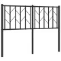Cabecero de metal negro 120 cm de , Cabeceros y pies de cama - Ref: Foro24-374468, Precio: 30,18 €, Descuento: %