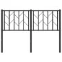 Cabecero de metal negro 120 cm de , Cabeceros y pies de cama - Ref: Foro24-374468, Precio: 30,18 €, Descuento: %