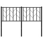 Kopfteil aus schwarzem Metall, 120 cm von , Kopf- und Fußteile - Ref: Foro24-374468, Preis: 30,61 €, Rabatt: %