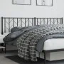 Kopfteil aus schwarzem Metall, 200 cm von , Kopf- und Fußteile - Ref: Foro24-374475, Preis: 38,91 €, Rabatt: %