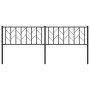 Kopfteil aus schwarzem Metall, 200 cm von , Kopf- und Fußteile - Ref: Foro24-374475, Preis: 39,54 €, Rabatt: %