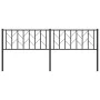 Kopfteil aus schwarzem Metall, 200 cm von , Kopf- und Fußteile - Ref: Foro24-374475, Preis: 38,91 €, Rabatt: %