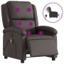 Dunkelbrauner elektrischer Massagesessel aus echtem Leder von , Sessel - Ref: Foro24-3204259, Preis: 391,85 €, Rabatt: %