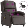 Dunkelbrauner elektrischer Massagesessel aus echtem Leder von , Sessel - Ref: Foro24-3204259, Preis: 391,80 €, Rabatt: %
