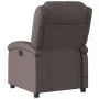 Dunkelbrauner elektrischer Massagesessel aus echtem Leder von , Sessel - Ref: Foro24-3204259, Preis: 391,80 €, Rabatt: %