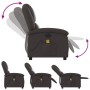 Dunkelbrauner elektrischer Massagesessel aus echtem Leder von , Sessel - Ref: Foro24-3204259, Preis: 391,85 €, Rabatt: %