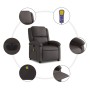 Dunkelbrauner elektrischer Massagesessel aus echtem Leder von , Sessel - Ref: Foro24-3204259, Preis: 391,85 €, Rabatt: %