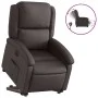 Elektrischer Liegefuß aus echtem Leder in Dunkelbraun von , Sessel - Ref: Foro24-3204271, Preis: 456,19 €, Rabatt: %
