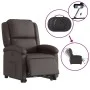 Elektrischer Liegefuß aus echtem Leder in Dunkelbraun von , Sessel - Ref: Foro24-3204271, Preis: 456,19 €, Rabatt: %
