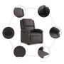 Elektrischer Liegefuß aus echtem Leder in Dunkelbraun von , Sessel - Ref: Foro24-3204271, Preis: 435,66 €, Rabatt: %