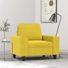 Light yellow fabric armchair 60 cm by , Sofas - Ref: Foro24-359380, Price: 184,98 €, Discount: %