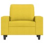 Sillón de tela amarillo claro 60 cm de , Sofás - Ref: Foro24-359380, Precio: 184,88 €