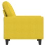 Sillón de tela amarillo claro 60 cm de , Sofás - Ref: Foro24-359380, Precio: 184,88 €