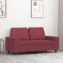Red fabric 2-seater sofa 120 cm by , Sofas - Ref: Foro24-359389, Price: 226,68 €, Discount: %