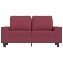 Red fabric 2-seater sofa 120 cm by , Sofas - Ref: Foro24-359389, Price: 230,59 €, Discount: %