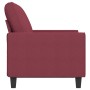 Red fabric 2-seater sofa 120 cm by , Sofas - Ref: Foro24-359389, Price: 230,59 €, Discount: %