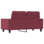 Red fabric 2-seater sofa 120 cm by , Sofas - Ref: Foro24-359389, Price: 230,59 €, Discount: %