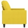 2 seater sofa in light yellow fabric 140 cm by , Sofas - Ref: Foro24-359396, Price: 234,76 €, Discount: %