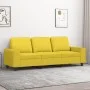 3-Sitzer-Sofa aus hellgelbem Stoff, 180 cm von , Sofas - Ref: Foro24-359404, Preis: 300,25 €, Rabatt: %
