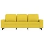 3-Sitzer-Sofa aus hellgelbem Stoff, 180 cm von , Sofas - Ref: Foro24-359404, Preis: 300,25 €, Rabatt: %