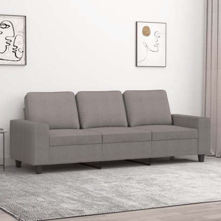 3-seater sofa in taupe gray fabric 180 cm by , Sofas - Ref: Foro24-359406, Price: 284,46 €, Discount: %