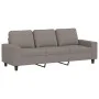 3-seater sofa in taupe gray fabric 180 cm by , Sofas - Ref: Foro24-359406, Price: 283,22 €, Discount: %