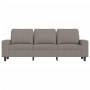 3-seater sofa in taupe gray fabric 180 cm by , Sofas - Ref: Foro24-359406, Price: 284,46 €, Discount: %
