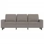 3-seater sofa in taupe gray fabric 180 cm by , Sofas - Ref: Foro24-359406, Price: 283,22 €, Discount: %