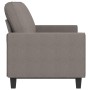 3-seater sofa in taupe gray fabric 180 cm by , Sofas - Ref: Foro24-359406, Price: 284,46 €, Discount: %