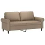2-seater sofa in cappuccino-colored synthetic leather 140 cm by , Sofas - Ref: Foro24-359508, Price: 236,25 €, Discount: %