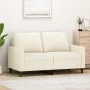 Cremefarbenes 2-Sitzer-Sofa aus Samt, 120 cm von , Sofas - Ref: Foro24-359197, Preis: 248,70 €, Rabatt: %