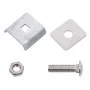Conector de enrejado 25 sets plateado de vidaXL, Accesorios para rejas y vallas - Ref: Foro24-144500, Precio: 34,29 €, Descue...