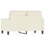 Cream velvet 2-seater sofa 120 cm by , Sofas - Ref: Foro24-359197, Price: 262,67 €, Discount: %