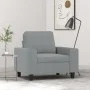 Hellgrauer Stoffsessel 60 cm von , Sofas - Ref: Foro24-359375, Preis: 149,41 €, Rabatt: %