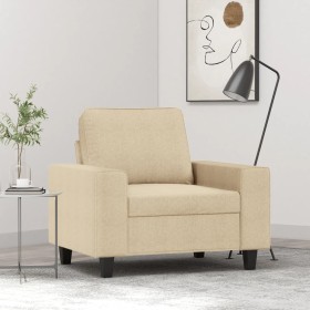 Cream fabric armchair 60 cm by , Sofas - Ref: Foro24-359377, Price: 186,23 €, Discount: %