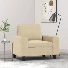 Cremefarbener Stoffsessel 60 cm von , Sofas - Ref: Foro24-359377, Preis: 183,05 €, Rabatt: %